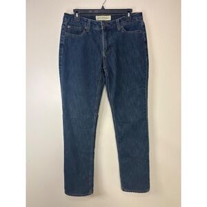 Bit & Bridle Dark Wash Denim Jeans Fleece Lined Womens Size 10